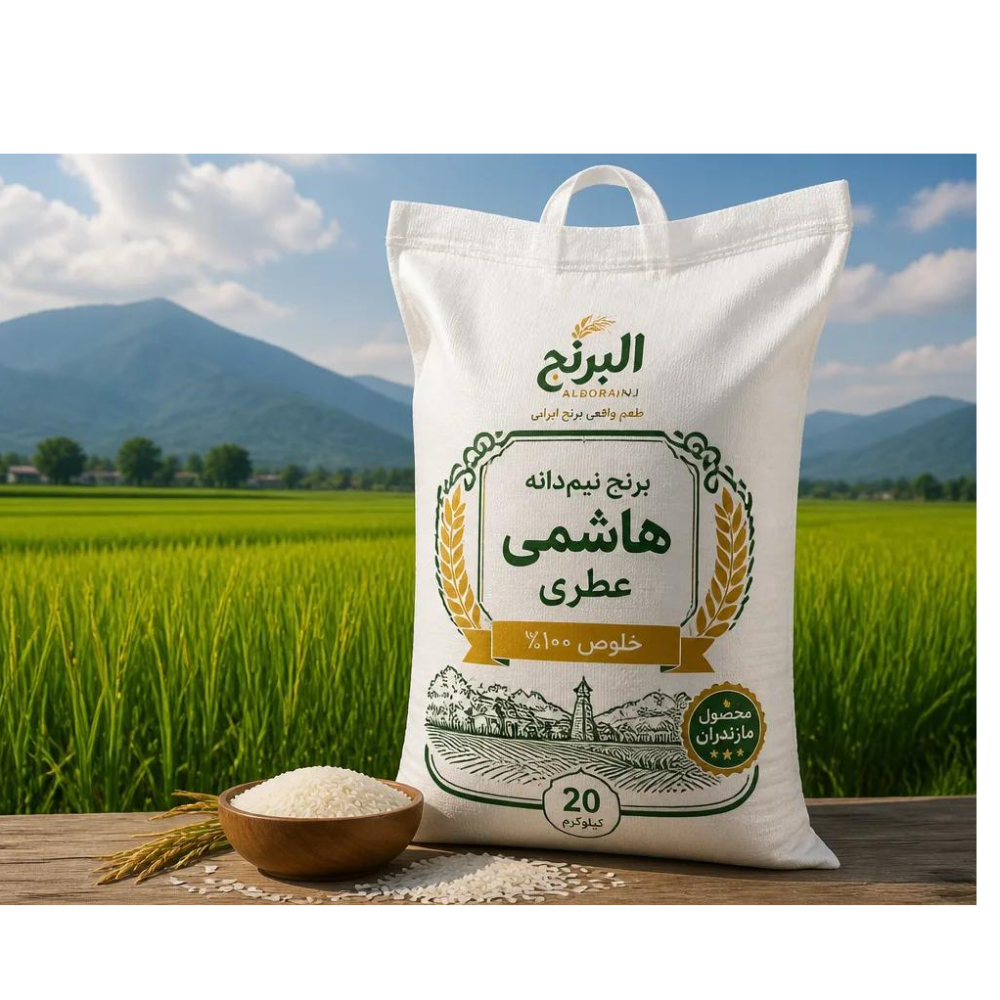 برنج نیم‌دانه هاشمی عطری ( 20 کیلوگرم ) 0